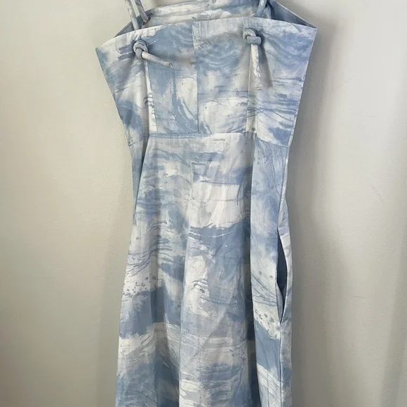 FOEMINA Alice Dress Cirrus Print Icy Blue - Picture 8 of 12